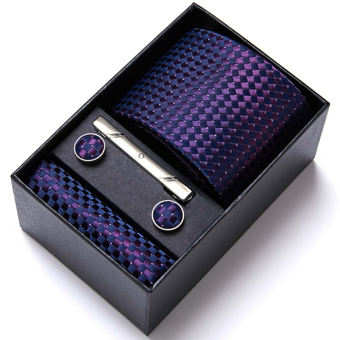 Fabricante en stock de los hombres corbata caja regalo traje ropa formal negocios boda trabajo grupo camisa accesorios verano nuevo