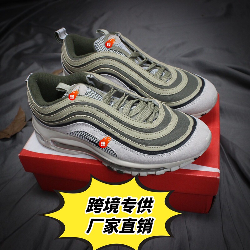 Cross-Border Exclusive Supply of Air Max 97 Se Bullet-Shaped Men's Foreign Trade Retro Air-Cushioned Casual Sports Running Shoes