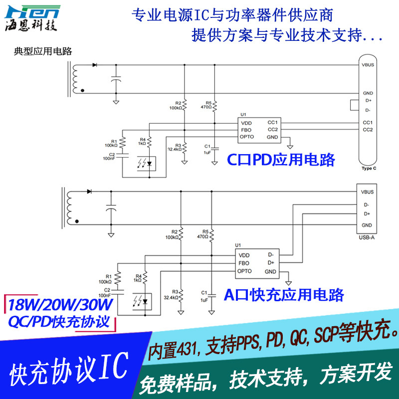 ԭװ 20W 30W PDԴЭIC ЭIC  PD оƬ IC JD6610C