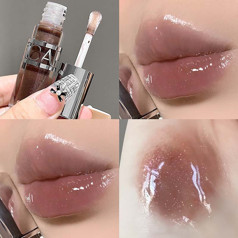 CAPPUVINI Brillo de labios hidratante transparente para cubrir las líneas de los labios Espejo de labios de vidrio para sostener el maquillaje Esmalte de labios Brillo de labios Maquillaje transfronterizo image 12