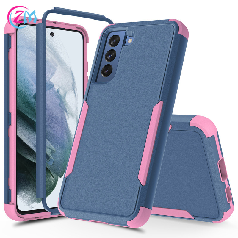 Suitable for Samsung S24 S25 Ultra Commuter Three-Proof Robot Mobile Phone Case A54 Three-In-One Protective Cover