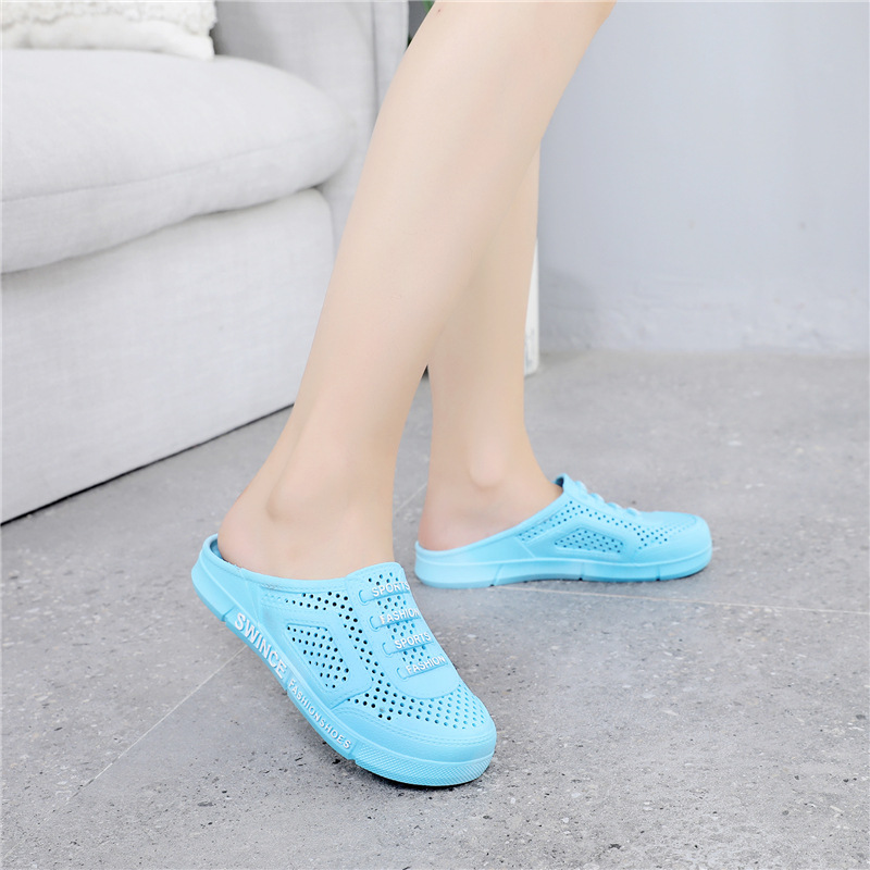 Neue Material Hälfte Baotou Höhle Vogel S Nest Casual Klettern Rafting Big Boy Damen Paar Garten Hausschuhe_voghion.com