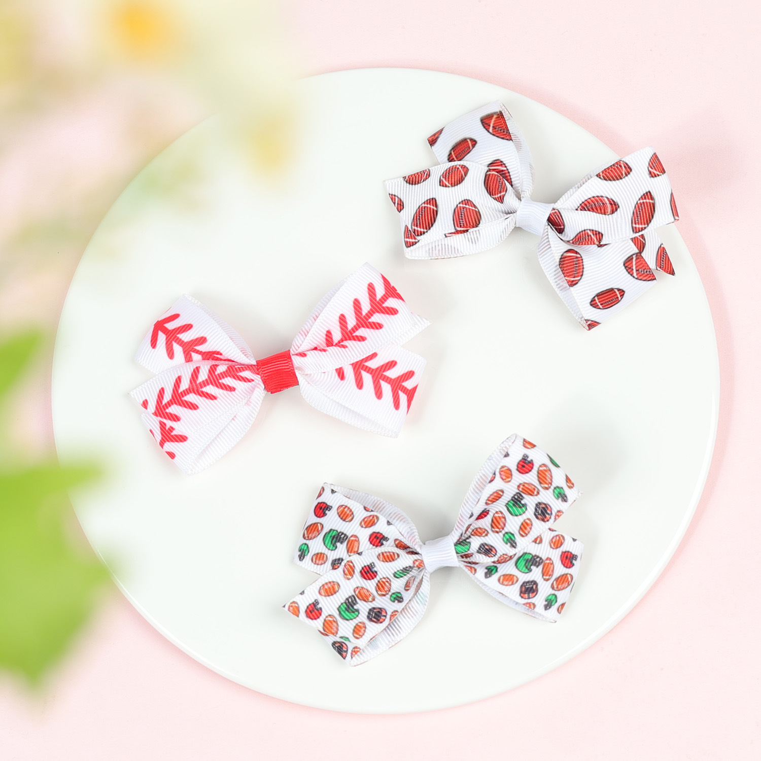 Kid's Cartoon Style Bow Knot Polyester Hair Clip display picture 3