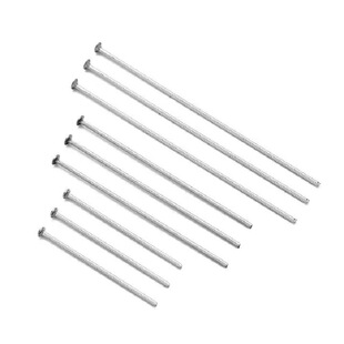 in stock supply stainless steel T-pin flat needle flat needle plating real gold beaded material DIY jewelry accessories