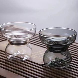 Glass Tea Strainer Filter Tea Leaf Japanese Style Mountain Tea Separator Kung Fu Tea Set Accessories Tea Water Separation Tea Filter