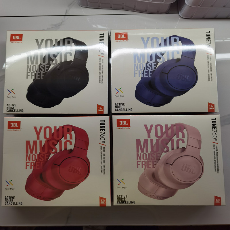 Cross-Border Popular Model Suitable for Jbl 760Bt Head-Mounted Wireless Bluetooth Headphones Portable Music Gaming Headphones