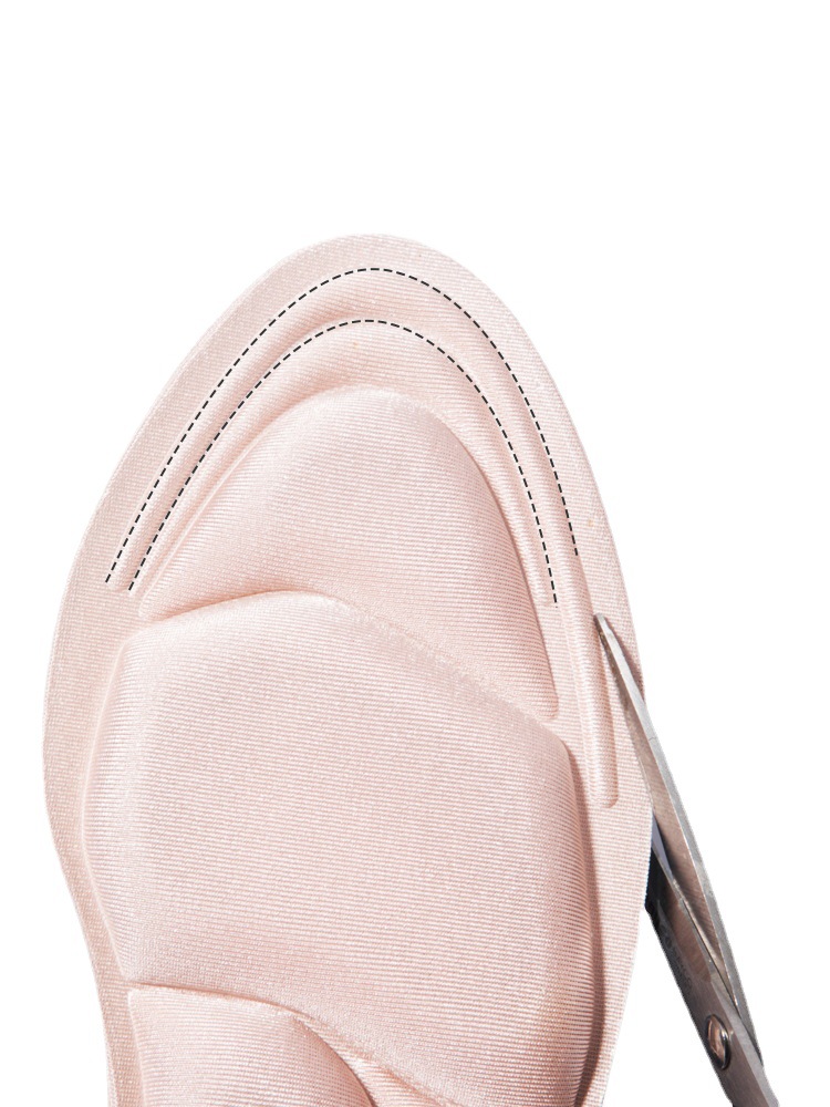 Zapatos de tacón alto anti-caída talón artefacto anti-dolor almohadilla completa zapatos Súper suaves cambio grande pequeño ajuste Plantilla de tamaño medio femenino tacón puntiagudo talón pegatinas