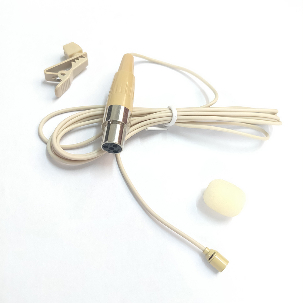 Skin color canon iron collar clip 4p (for shure only)