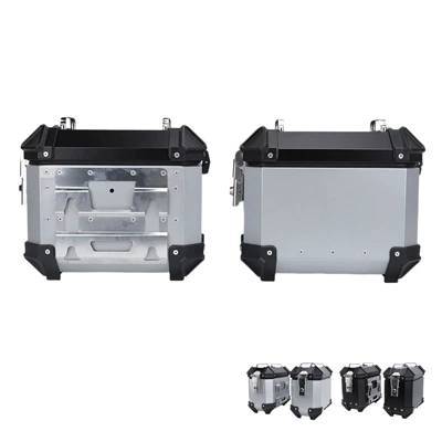 Motorcycle trunk: Aluminum Alloy Side Box Waterproof