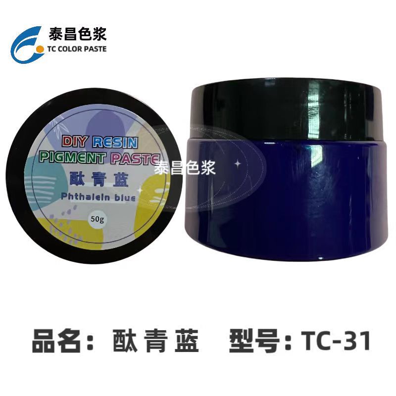 TC-31 글루 컬러 페이스트 블루, 오픈 병 50g