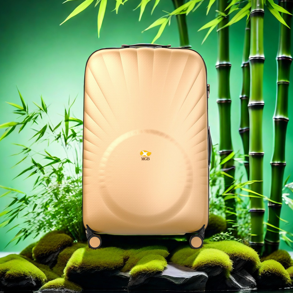 Vali kéo nhựa PC 20 inch chống nước, bền bỉ, phù hợp hành lý xách tay lên máy bay — Màu trắng