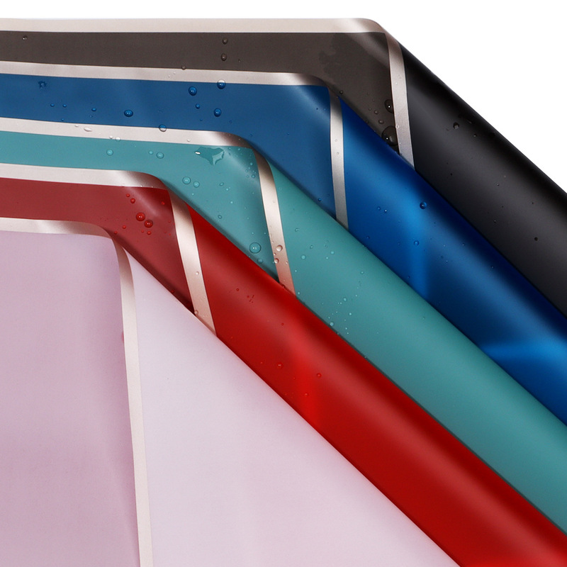 Phnom Penh Jelly Film Wholesale Chinese Valentine's Day New Waterproof Flower Wrapping Paper Flower Shop Supplies Floral Bouquet Wrapping Paper