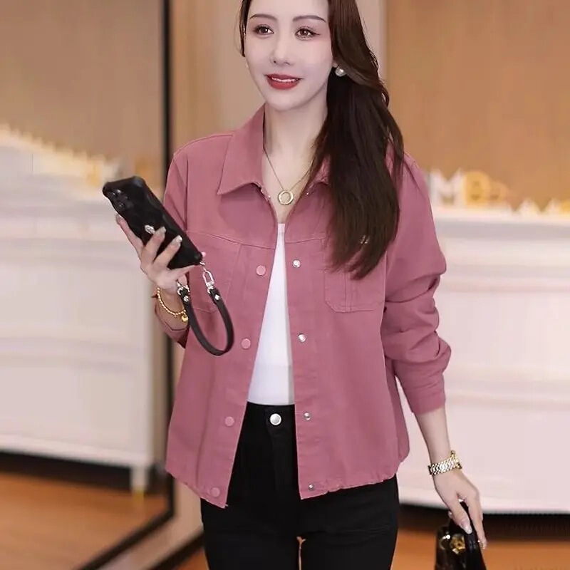 Short Coat Women's 2025 Spring New Western Style Loose Slim Look Small Fashionable All-match Jacket Spring Coat
