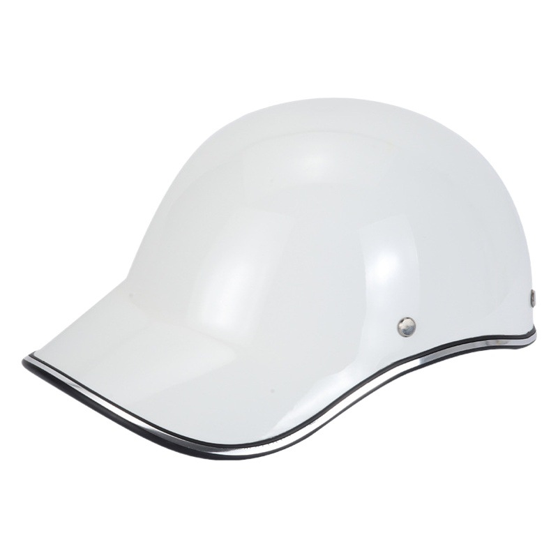 Electric car helmet summer baseball safety helmet men's and women's sunscreen half helmet battery car scoop helmet lightweight four-season universal