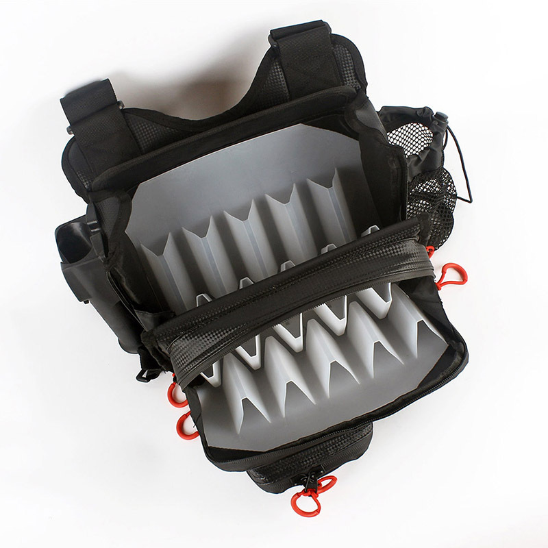 En stock venta al por mayor multi-funcional bolsa de Luya camarones de madera bolsa de cebo falso Placa de hierro bolsa de cebo artificial mochila bolsa de hombro BOLSA DE PESCA repelente al agua image 3
