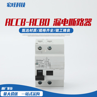 Type B charging pile special RCCB-RCBO leakage circuit breaker 2P empty switch 1P circuit breaker 3P home