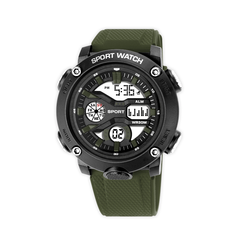 Nuevo estilo preppy reloj electrónico masculino y femenino estudiantes luminoso simple fresco reloj de alarma deportes fábrica pelo recto