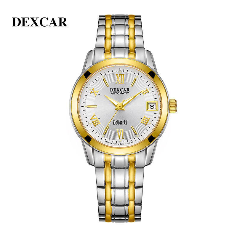 Dexcar/Duka Classic Retro Women's Watch Roman Scale Fully Automatic Mechanical Watch Business Casual Watch Watch