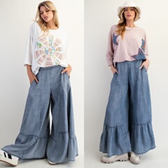 アマゾン 25 秋の新作クロスボーダー外国貿易ヨーロッパとアメリカの服弾性ウエストルーズカジュアルワイドレッグパンツカジュアルパンツ