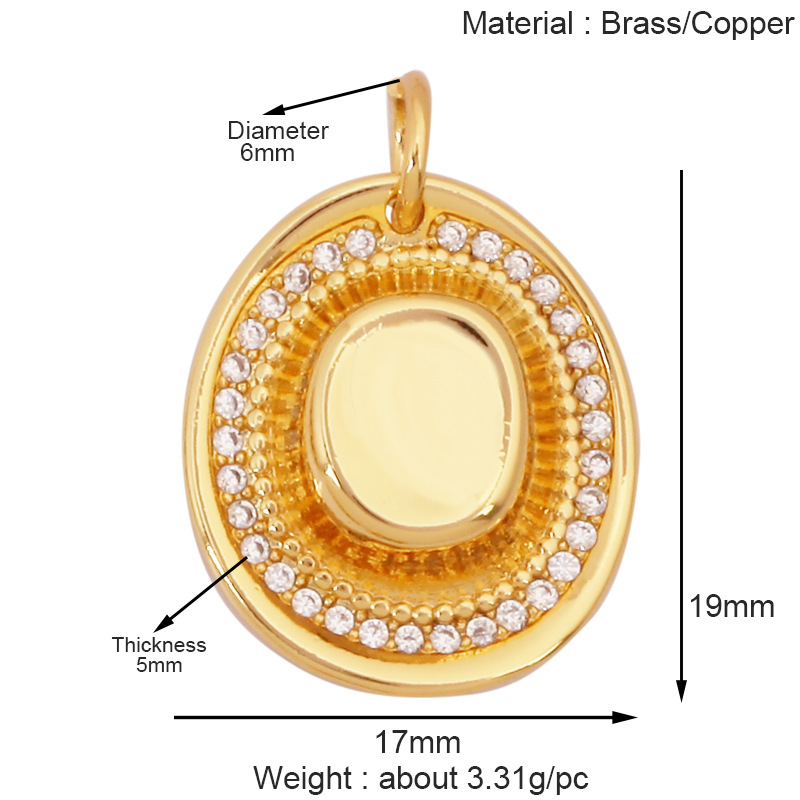 1g Weight Pendant Jewelry Making Type 10 * 15mm Jewelry Making Size DIY Jewelry Accessories Classification 1 Piece Quantity Copper Material Geometric, Windmill Pattern All Seasons Season Polished Finish Plating Design Sweet, Classic Style Style 1 Piece 10 * 15mm Copper Geometric Windmill Polished Pendant DIY Jewelry Accessories 6