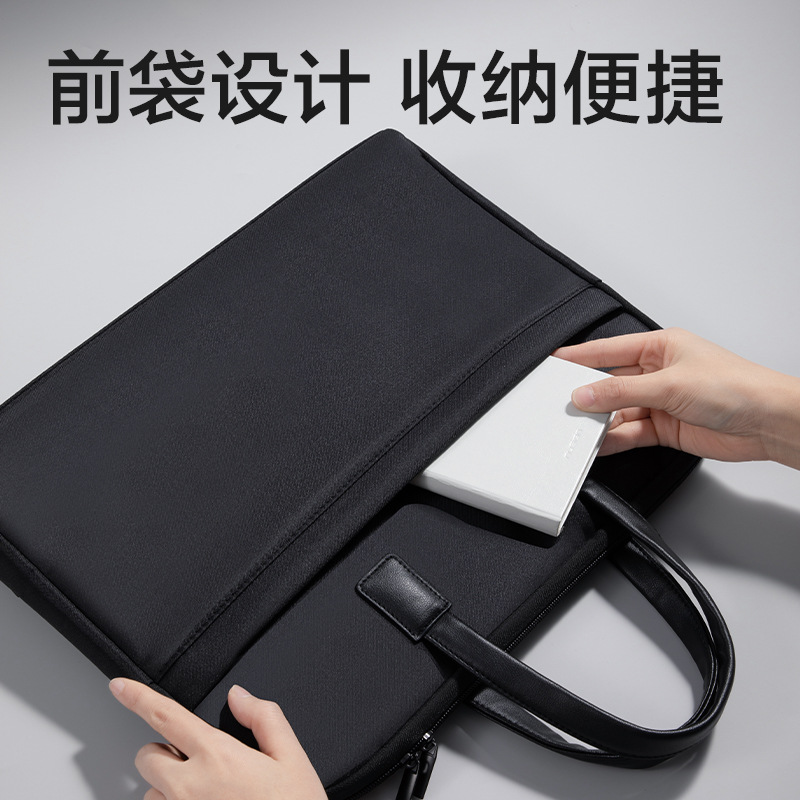 DEKI63751ES maletín bolso de negocios de mano bolsa de lienzo profesional bolsa de oficina se puede imprimir logo
