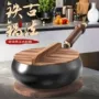 章丘大肚家用平底汤锅