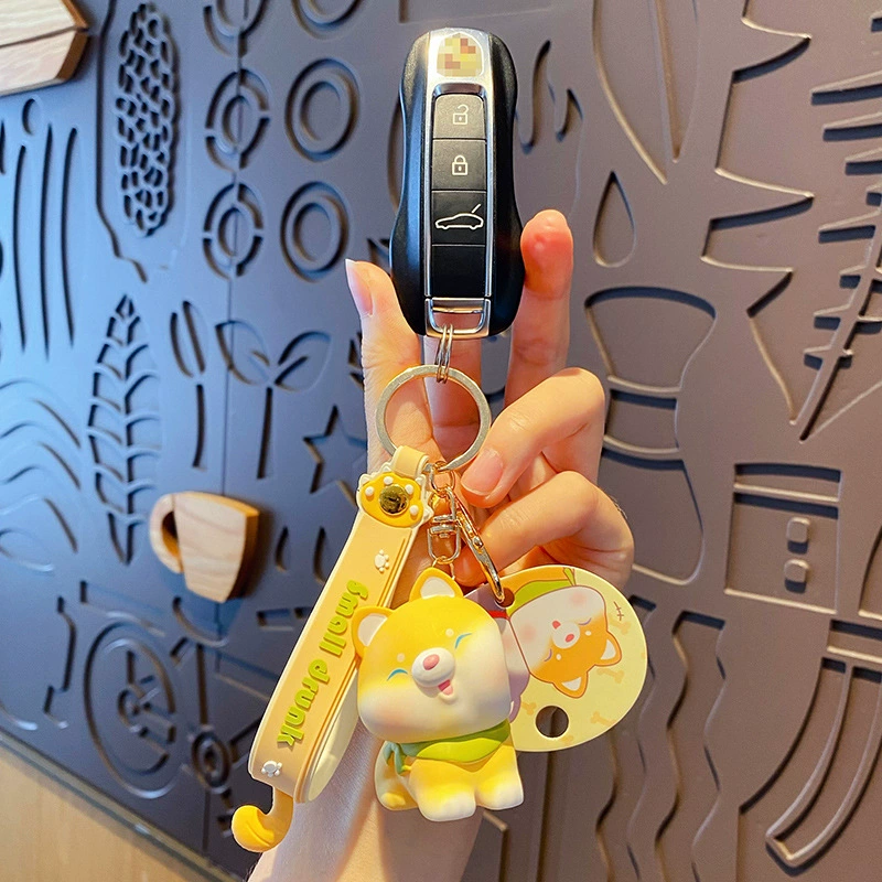 Genuine cute creative keychain, doll for keys, backpack accessory