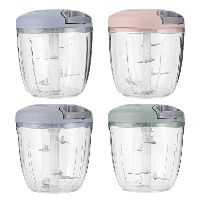 Artefactor de pasta de ajo grande de cocina, picadora de carne manual, cortador de verduras, artefacto de pasta de ajo y ajo para el hogar, triturador multifuncional