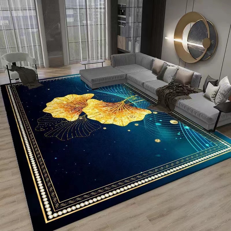 Italiano minimalista cristal terciopelo ins estilo sala de estar alfombra absorbente dormitorio cama manta sala de estar baño piso mat