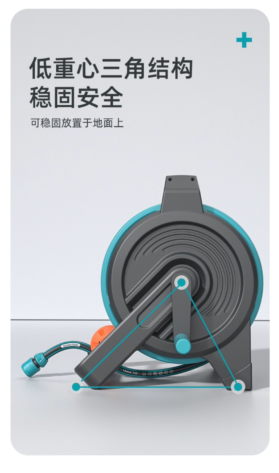 Suitable for car washing water guns, high-pressure powerful watering hoses, household floor washing, pressure-boosting, yard washing