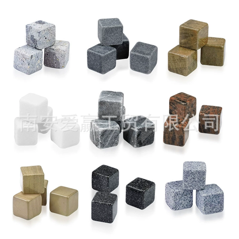 Кубики льда для виски, камни для охлаждения виски из сланца, гранита, мрамора, от производителя, инструмент для охлаждения напитков