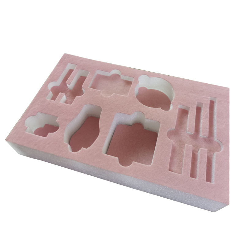 Ranura para tarjeta EPE Algodón perla embalaje Borde de transporte esquina vegetal cobertizo aislamiento térmico material en espiral agua cría flotante tablero