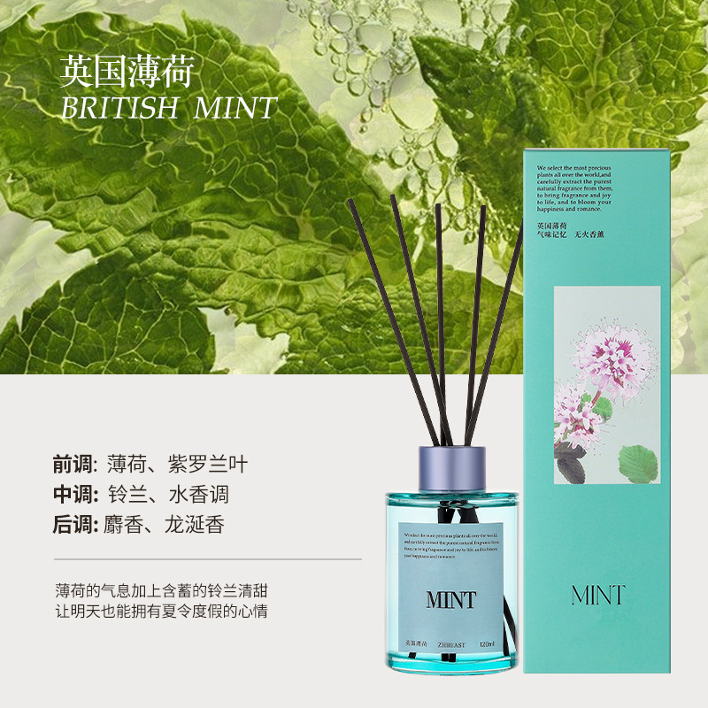 Aceite esencial de aromaterapia sin fuego para el hogar, desodorización duradera de alta gama, decoración de fragancias de hotel, plantas para el hogar, aromaterapia de ratán