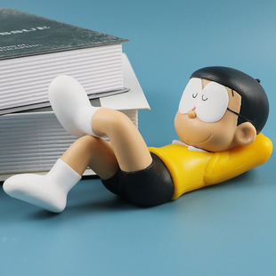 Cute Sleeping Nobita Car Ornaments Creative Cartoon Center Console Figures Car Interior Decorations High-End