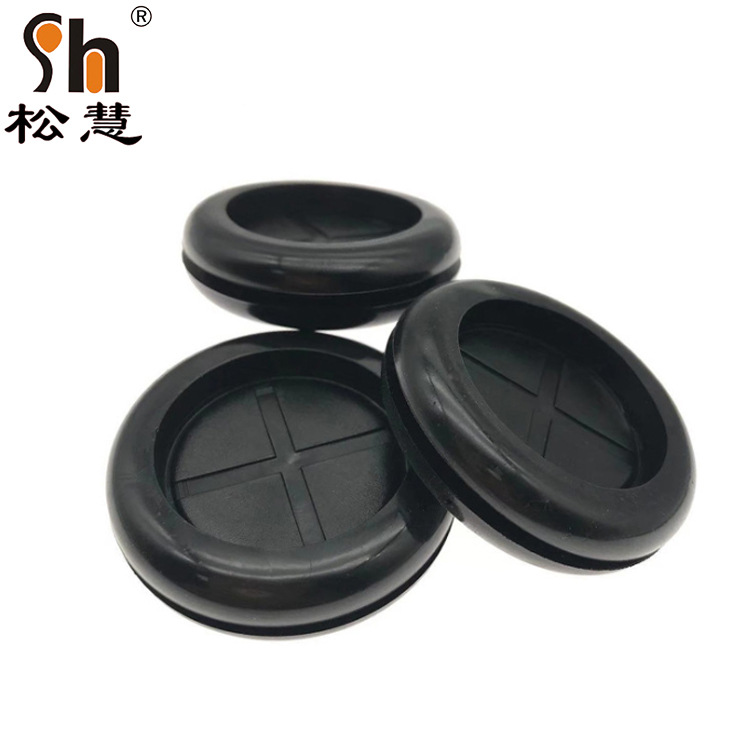 护线套 橡胶单面护线环 有膜橡胶护线环φ15 圆形电线保护套