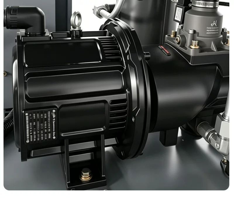Screw-Type Air Compressor 7.5Kw Permanent Magnet Variable Frequency Silent 22Kw 37Kw Industrial Grade 380V Large Air Pump