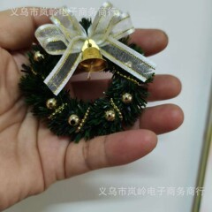 新款圣诞花环汽车挂件氛围感门挂车载后视镜装饰品车挂饰圣诞礼物