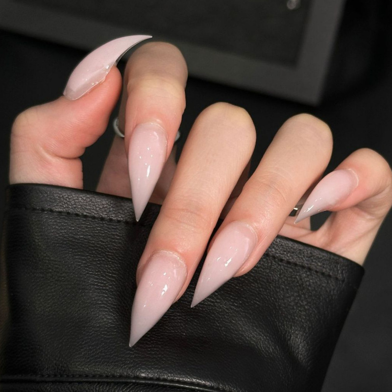 European and American Style Fake Nails, Pure Handmade Dragon Claw Nails, Cross-Border Ice-Clear Nude Dragon Claw Nails, European and American Hot Girl Cross-Border Wearable Nails European and American Style Fake Nails, Pure Handmade Dragon Claw Nails, Cross-Border Ice-Clear Nude Dragon Claw Nails, European and American Hot Girl Cross-Border Wearable Nails