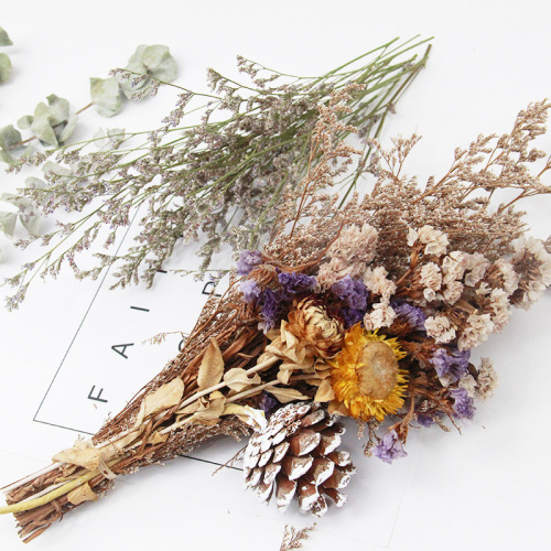 Lover's Grass Never Forget Me DIY Aromatherapy Candle Dry Flower Materials Aromatherapy Wax Sheet Everlasting Dry Flowers Photo Frame Loose Flower Materials