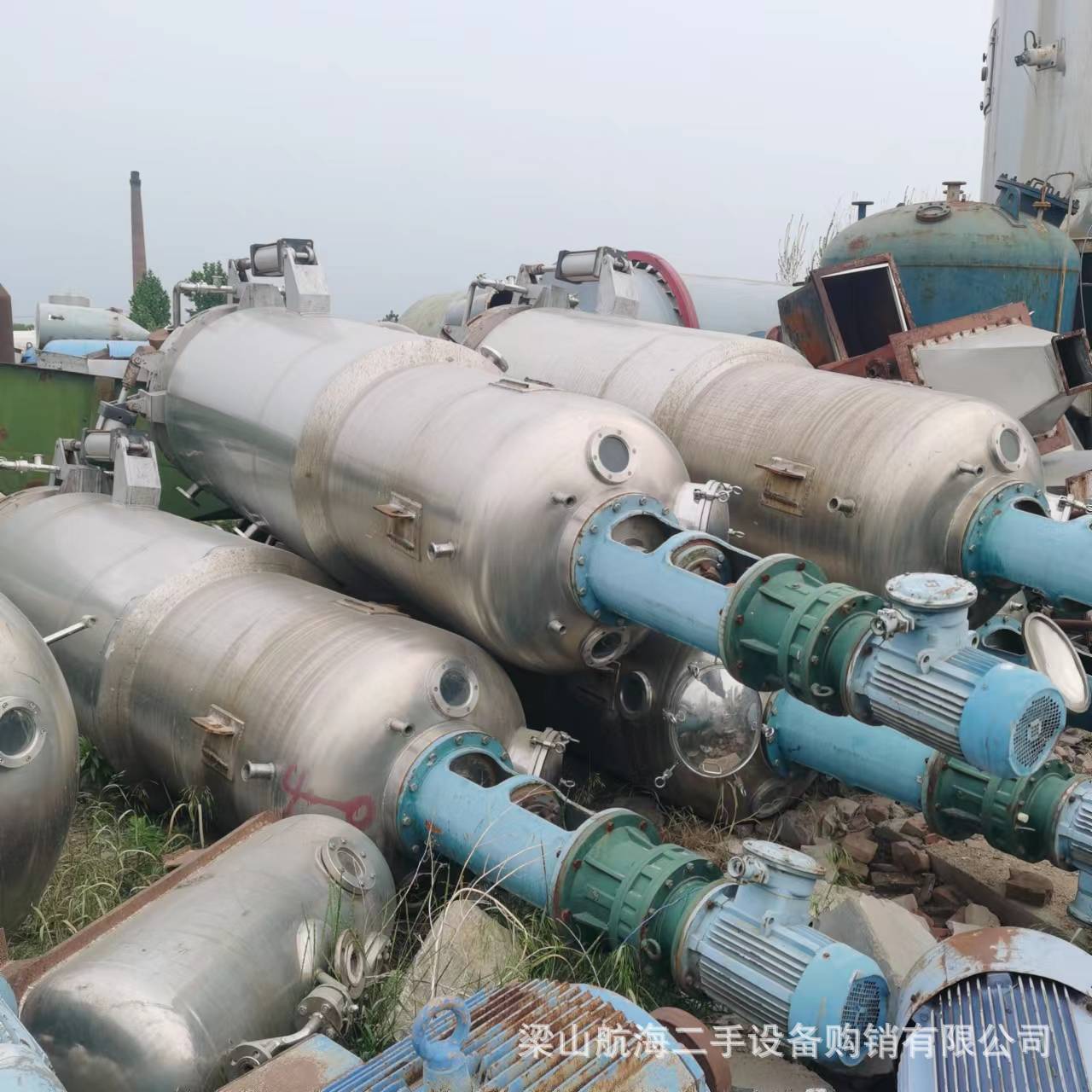 供应二手6000升不锈钢静态提取罐 多功能中药提取罐 不锈钢醇沉罐