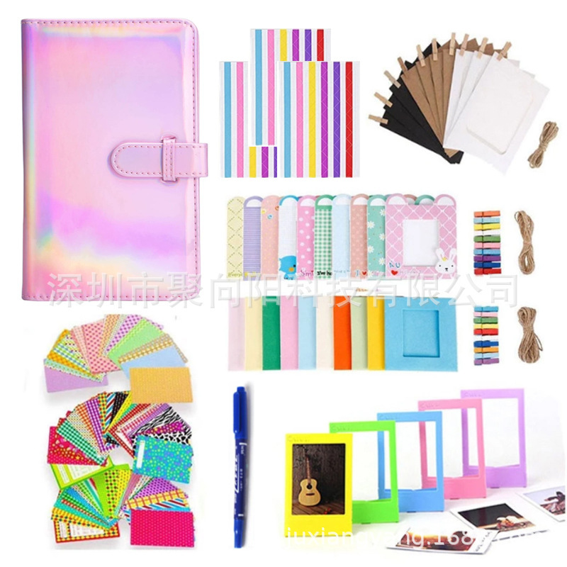 Porter camera instax mini 12/11/9/8 +/8/accessories 108 3-inch photo album photo frames 10 in 1