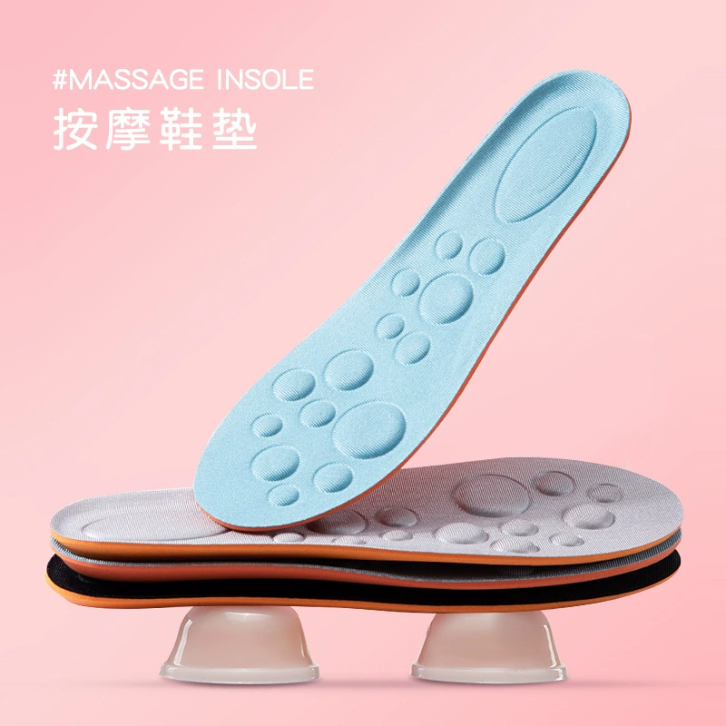 Детская Массажная стелька в горошек из пеноматериала с сусальным золотом, нежная мягкая дышащая впитывающая пот стелька, можно разрезать оптом