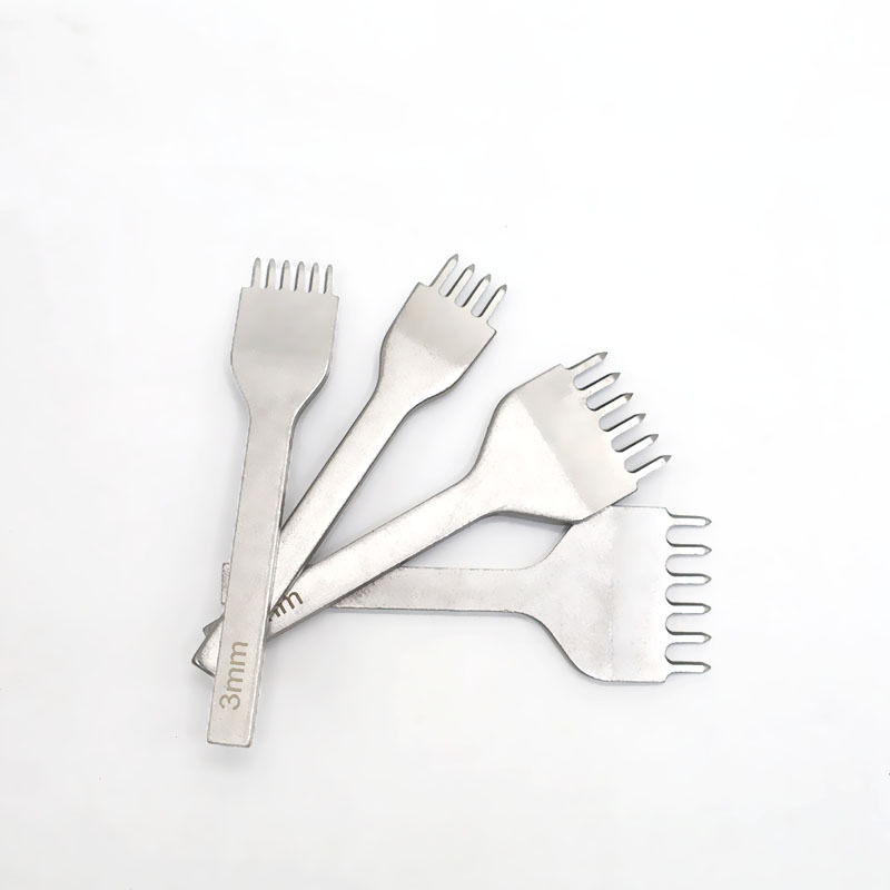白钢菱斩 DIY皮革工具 厂家批发皮革斜平斩 打孔菱斩缝线皮雕工具|undefined