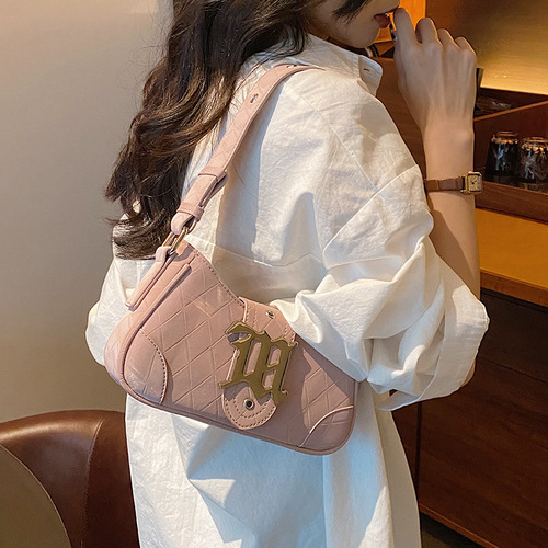 Underarm Bag for Women 2024 New French Niche High-End Single Shoulder Crossbody Bag Fashion Blogger Summer Baguette Bag