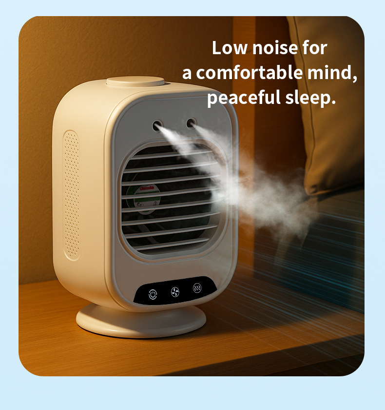 Portable Car Air Conditioner Spray Fan Usb Desktop Cooling Fan_voghion.com