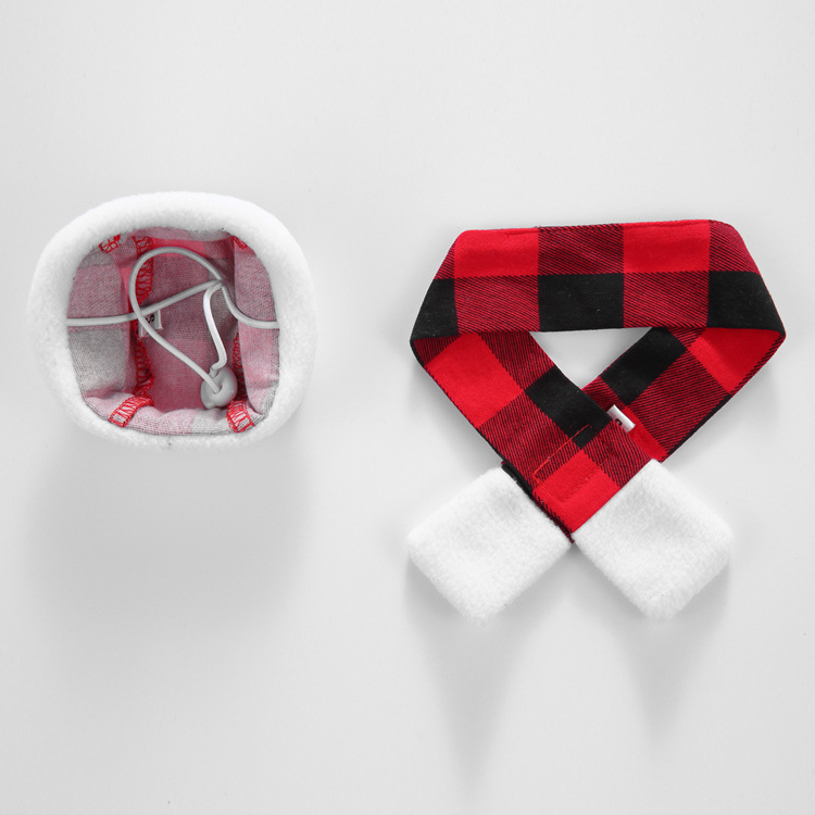Stylish Pet Scarf For Dogs And Cats Adjustable Neck Warmer_voghion.com