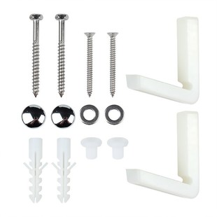 Toilet installation foot screw fixed support L-type 7 seven-shaped toilet fixed bolt bathroom accessories cross-border