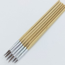 厂家批发工业勾线笔狼毫描笔石膏陶瓷彩绘笔数字油画笔依文笔