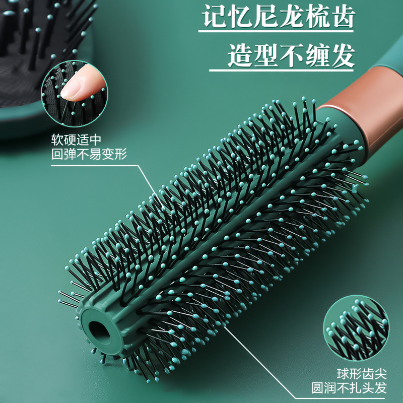 エアクッションコーム、静電気防止頭皮マッサージコーム、女性専用ヘアコーム、家庭用ふわふわロングヘアカーリングコーム|undefined
