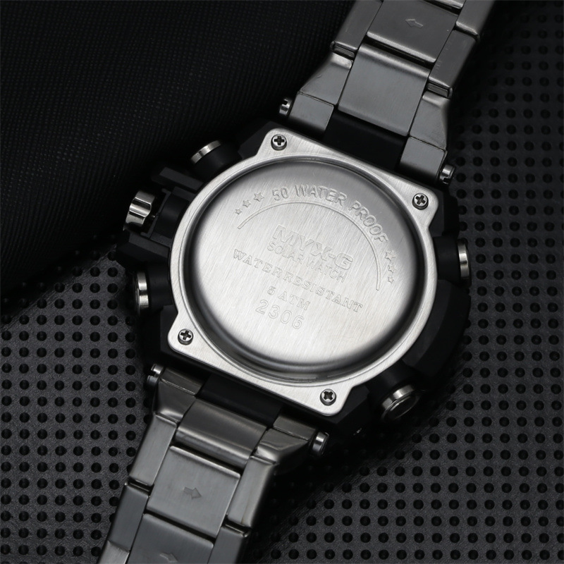Cross-border e-commerce popular light steel heart business watch men's mechanical electronic watch multi-function electronic_voghion.com